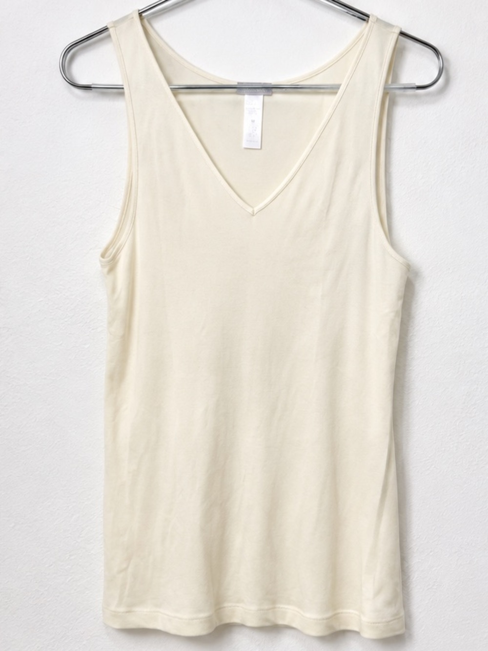 Hanro Cream V-Neck Tank Top